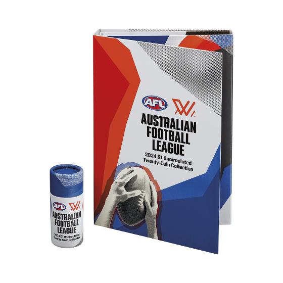 AFL 2024 Folder and Coin Tube Set