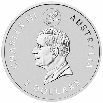 Australia Wedge-Tailed Eagle 10th Anniversary 2024 $2 Colour 2oz Silver Brillian