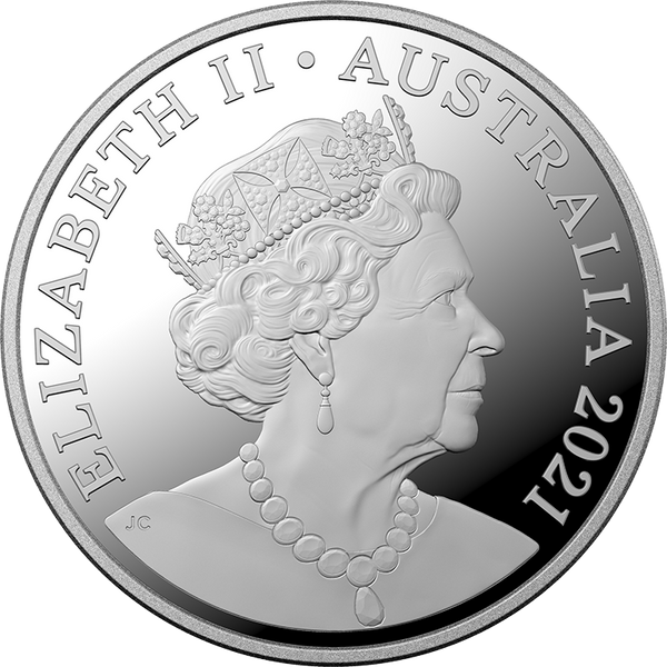 2021 $1 Mungo Footprint 1/2oz Silver Proof Coin