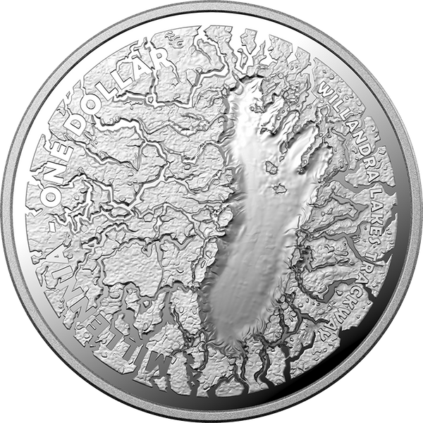 2021 $1 Mungo Footprint 1/2oz Silver Proof Coin