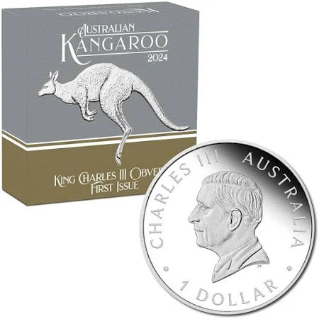 2024 King Charles III Kangaroo 1oz Silver Proof