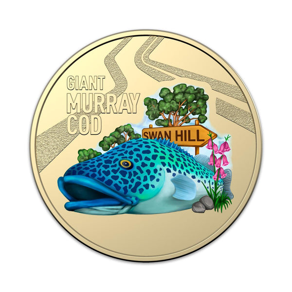 2023 Aussie Big Things - Giant Murray Cod Coloured and Standard PNC Number 0508/1000