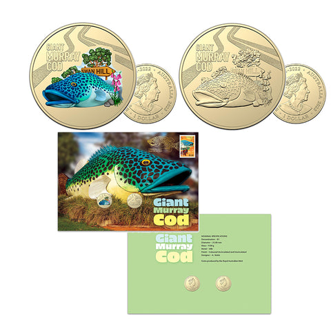2023 Aussie Big Things - Giant Murray Cod Coloured and Standard PNC Number 0508/1000