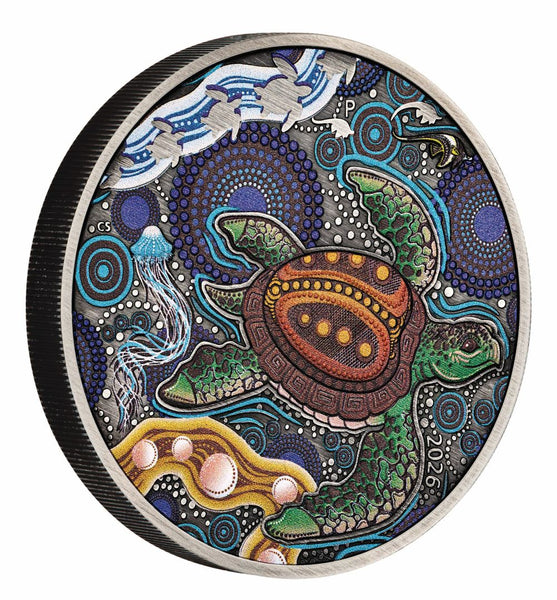 "2026 Yaunati 2oz Silver Antiqued Coin"