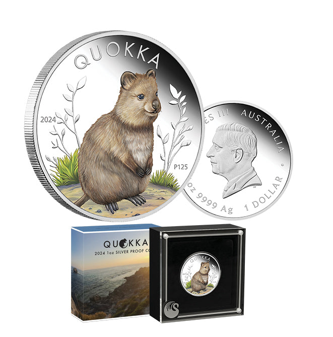 2024 $1 Australian Quokka 1oz Silver Proof Coin