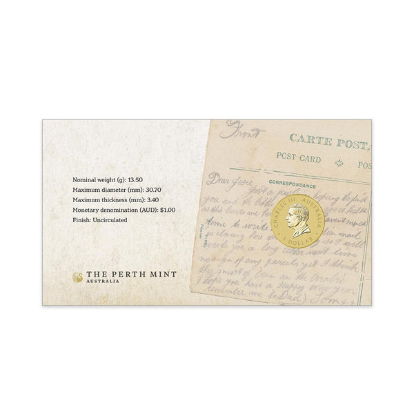 Postcards from the Front Postal Numismatic Cover (PNC)