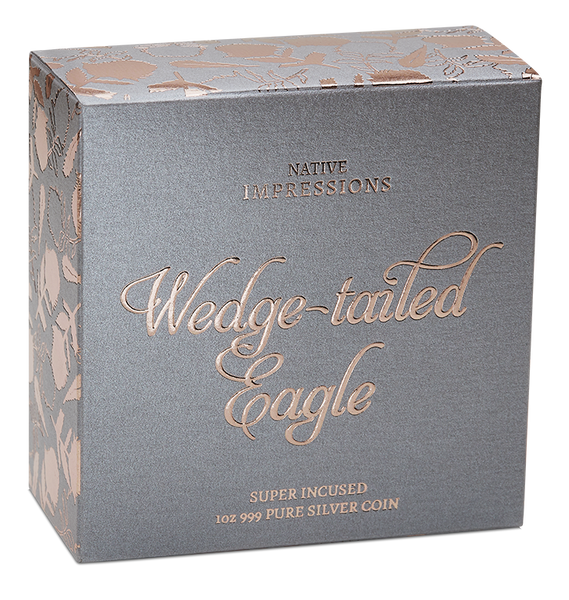 2026 $1 Native Impressions Wedge-Tailed Eagle 1oz Rose Gold Gilded Coin