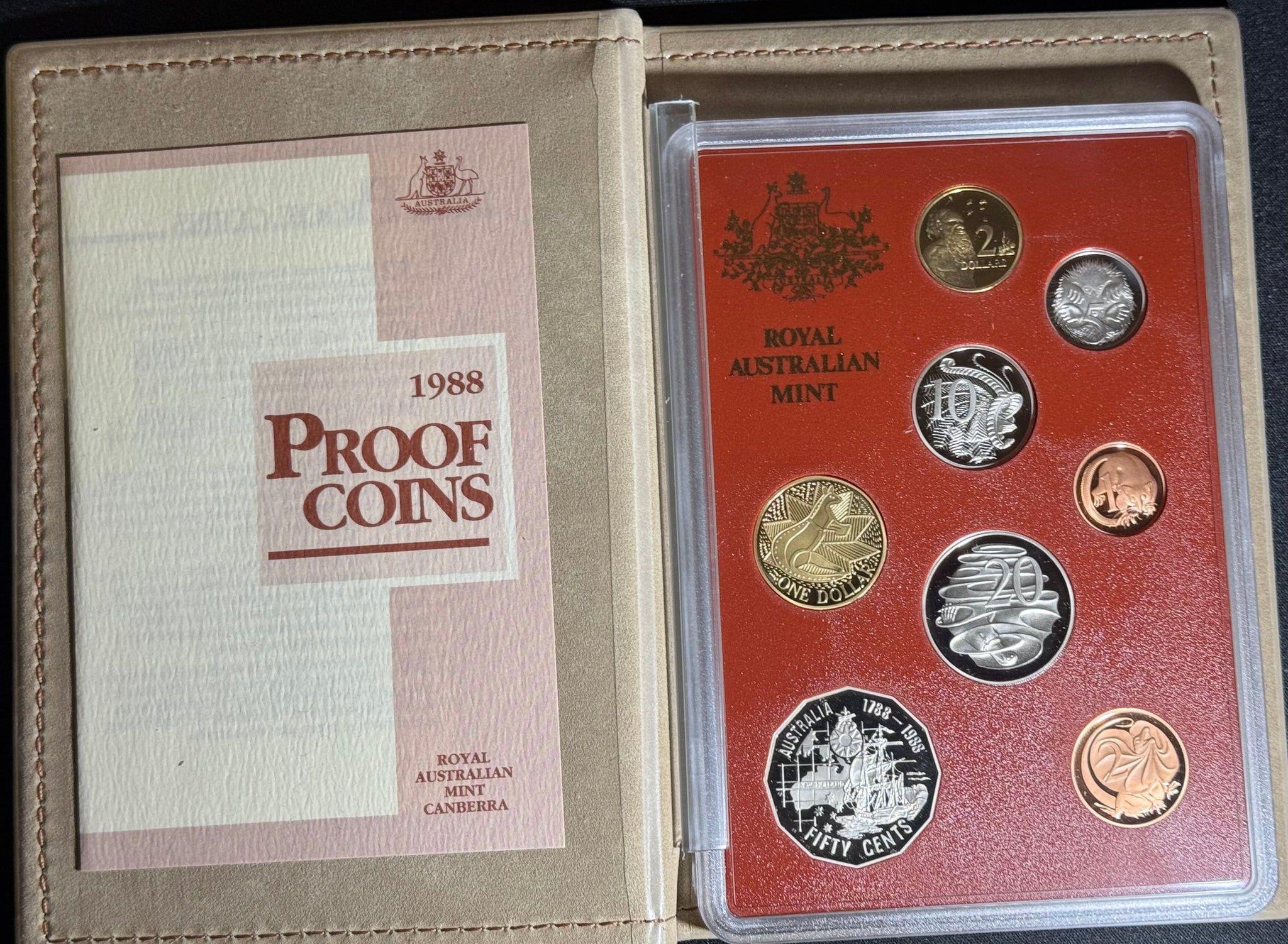 1988 Proof Set - Royal Australian Mint First Fleet Bicentenary