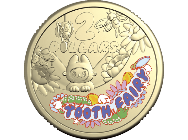 2026 $2 Tooth Fairy Coloured Coin In Kit