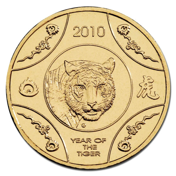 2010 1 Dollar Uncirculated Coin Lunar Year of the Tiger