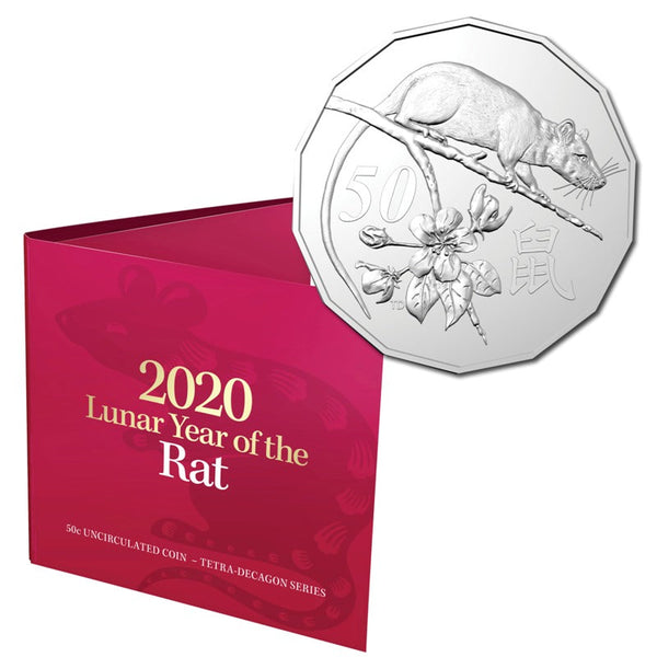 2020 50c Lunar Year of the Rat