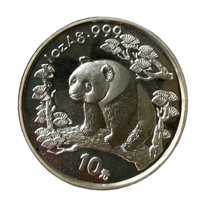 China 1997 1oz Silver Panda Coin