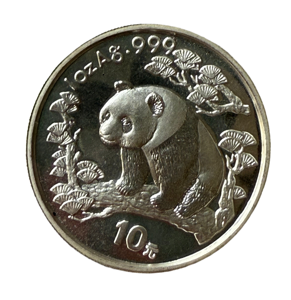 China 1997 1oz Silver Panda Coin
