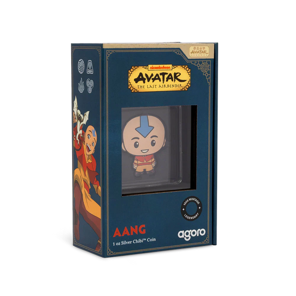 2025 Avatar The Last Airbender - Aang Chibi® 1oz Silver Chibi Coin