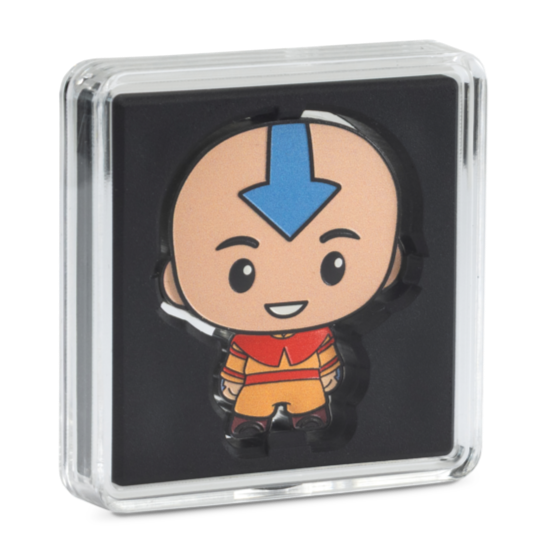 2025 Avatar The Last Airbender - Aang Chibi® 1oz Silver Chibi Coin