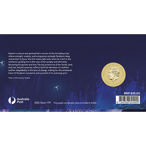 Avatar Neytiri Postal Numismatic Cover (PNC)