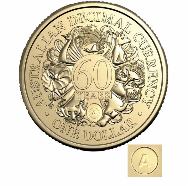 2026 $1 60th Anniversary of Decimal Currency - ‘A’ Counterstamp Full set