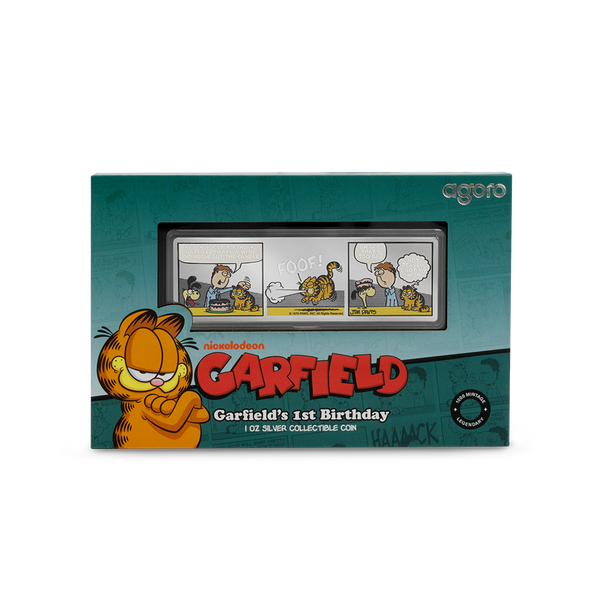 Nickelodeon - Garfield's 1st Birthday 2025 1oz Silver Coloured Proof Coin