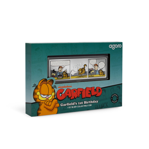 Nickelodeon - Garfield's 1st Birthday 2025 1oz Silver Coloured Proof Coin