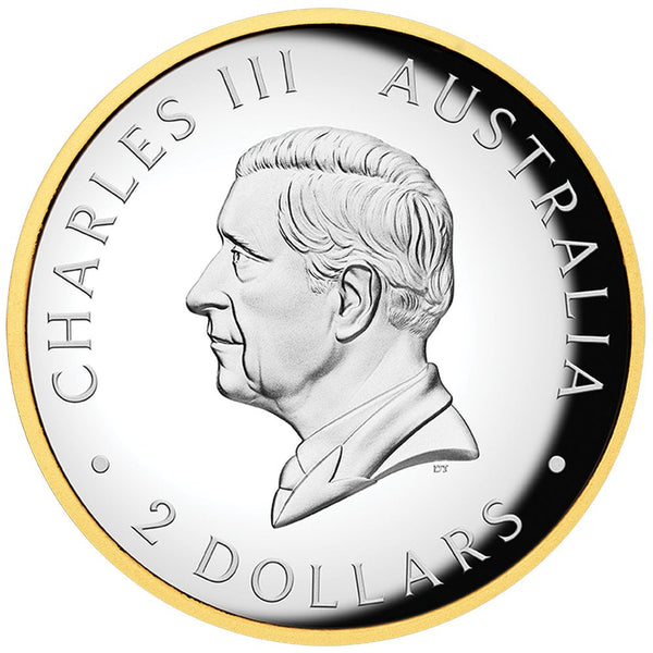 Australian Kookaburra 2026 2oz Silver Proof High Relief Gilded Coin