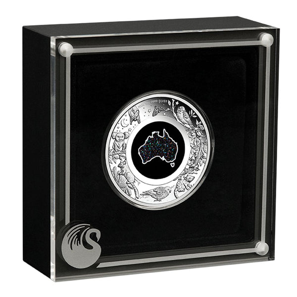Great Southern Land 2026 1oz Silver Proof Matrix Opal Coin