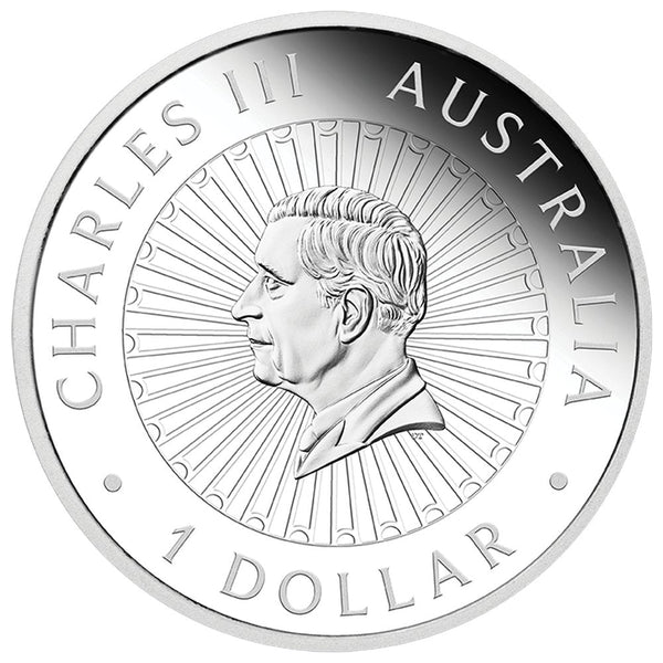 Great Southern Land 2026 1oz Silver Proof Matrix Opal Coin