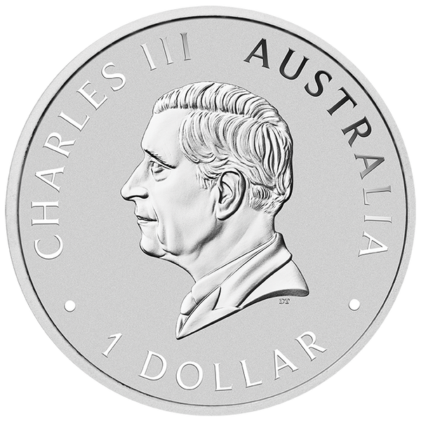 World Money Fair - Coin Show Special Australian Kookaburra 2025 1oz Silver Coloured Coin in Card
