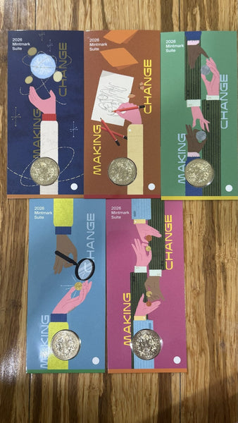 2026 $1 60th Anniversary of Decimal Currency - ‘A’ Counterstamp Full set