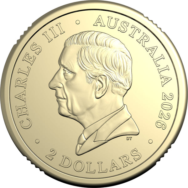 2026 Bright Ideas $2 Uncirculated Coin comes in a 2x2 Coin Holder