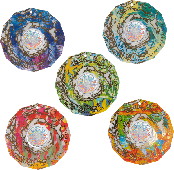 2026 50c Colours of Christmas Unc Coin - Single - Colour chosen at random
