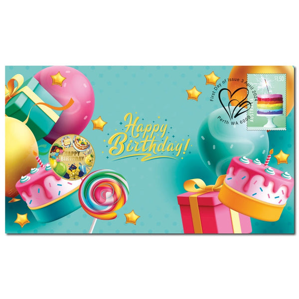 2024 Happy Birthday Postal Numismatic Cover (PNC)