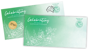 2019 Celebrating 70 Years of Australian Citizenship $1 PNC