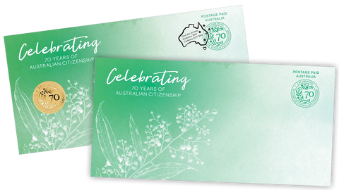 2019 Celebrating 70 Years of Australian Citizenship $1 PNC