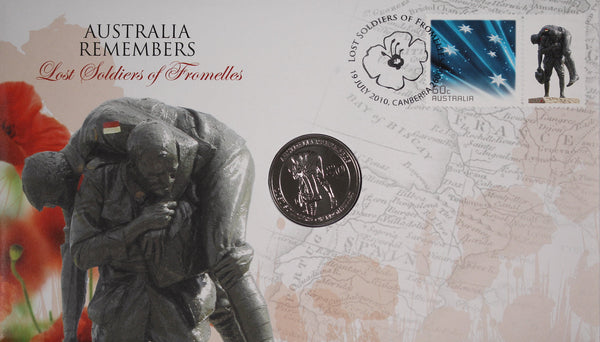 2010 20c Lost Soldiers of Fromelles PNC