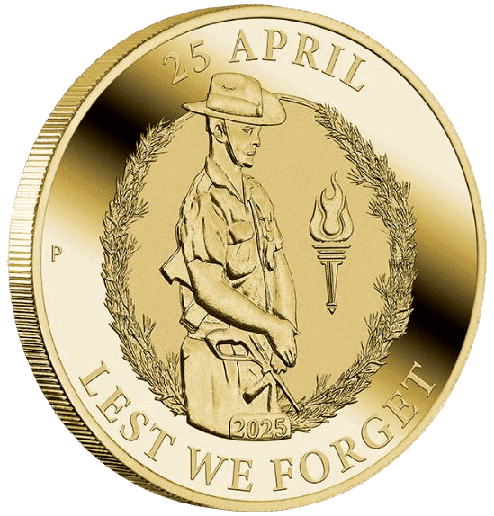 ANZAC Day 2025 $1 Coin in Card