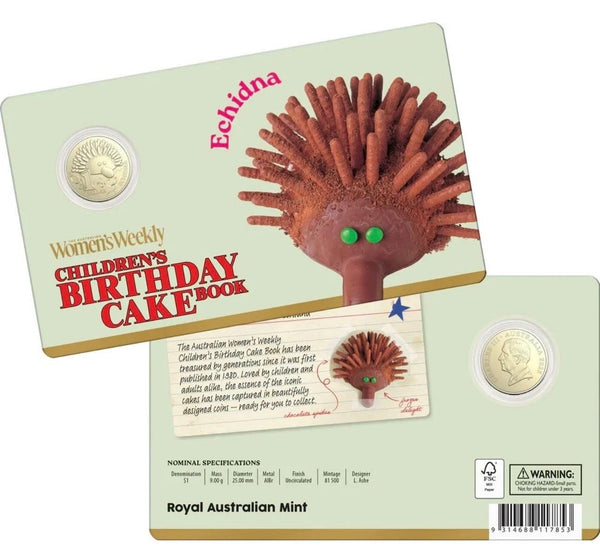 2025 $1 The Australian Women's Weekly Children's Birthday Cake Book Coin Set of