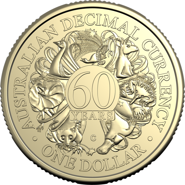 2026 $1 Mintmark and Privy Mark Uncirculated 4-Coin Set - 60th Anniversary of Decimal Currency