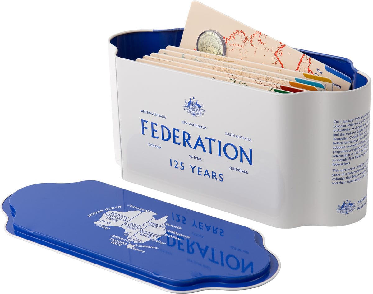 2026 125 Years Of Federation 25c $1 7-Coin Set – Aussie Coins Direct