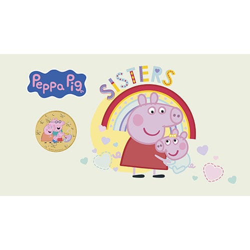2026 $1 Peppa Pig Coin & Stamp Cover PNC (PM)