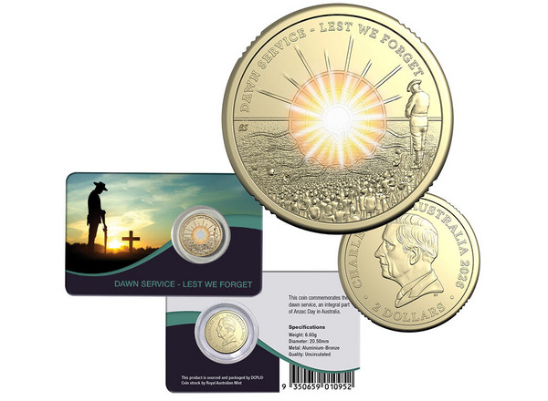 2026 $2 Dawn Service UNC Coin Pack