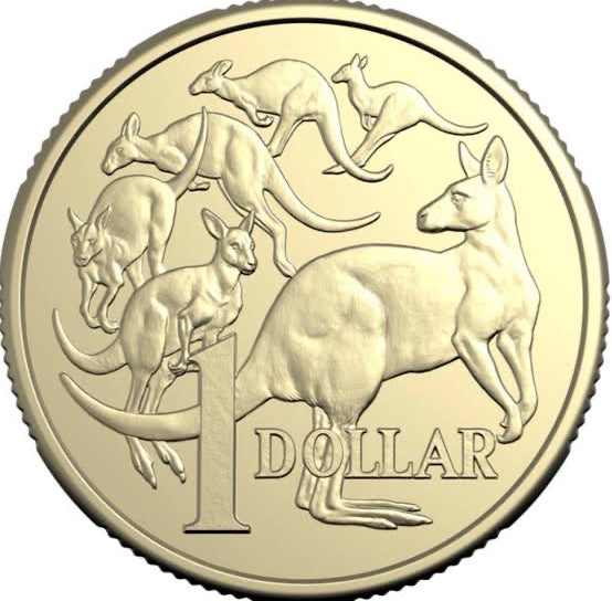 2026 $1 Mob of 6 Roos Uncirculated Coin in 2x2 Coin Holder