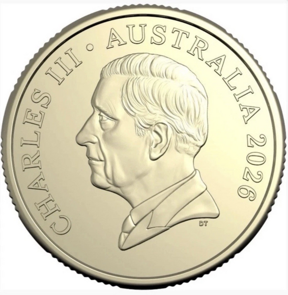 2026 $1 Mob of 6 Roos Uncirculated Coin in 2x2 Coin Holder