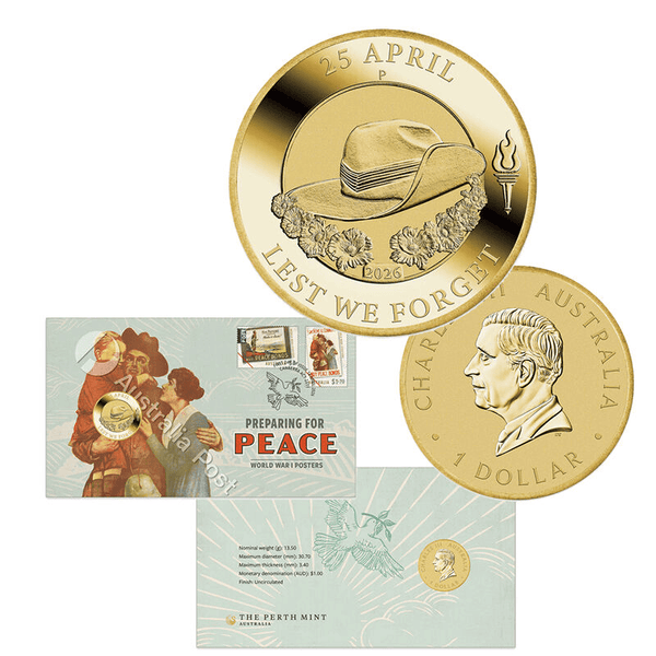 2026 ANZAC Day –  $1 Preparing for Peace (PM) PNC