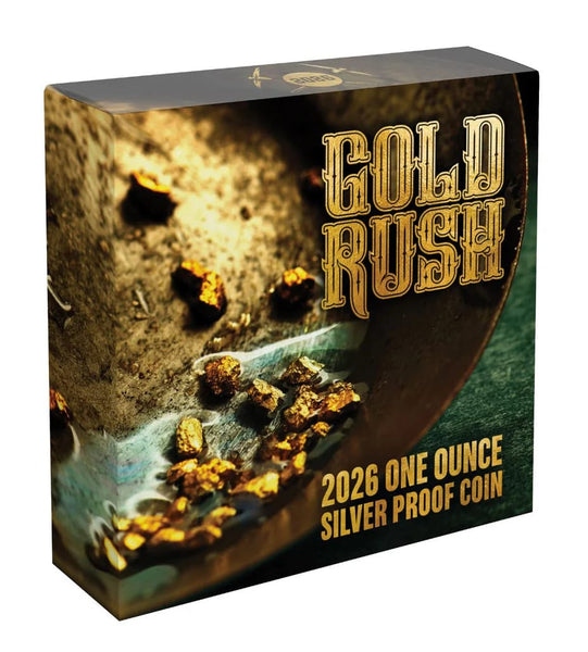 Gold Rush 2026 $1 1oz Silver Proof Coin