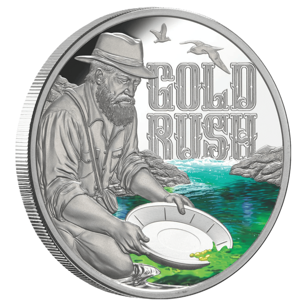 Gold Rush 2026 $1 1oz Silver Proof Coin – Aussie Coins Direct