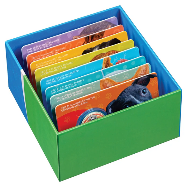 2021 $1 8 Coin Set. 150th Anniversary of the RSPCA