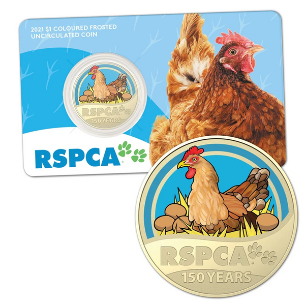 2021 $1 8 Coin Set. 150th Anniversary of the RSPCA