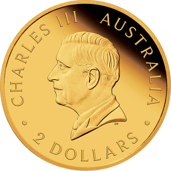 2026 0.5g Australian Kangaroo Mini Roo Gold Proof Coin in Card