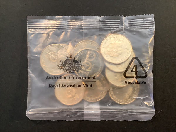 2020 Qantas $1 RAM Bag  10 Coins