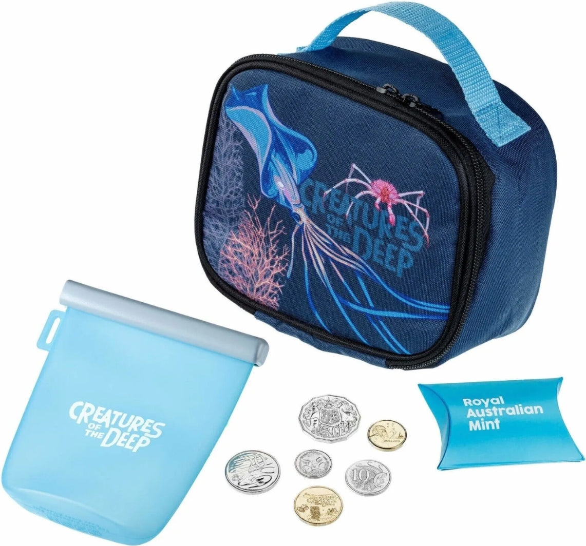 2023 Australia Six Coin Uncirculated Set Creatures of the Deep Lunch Kit - RAM